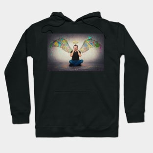 Music gives you wings Hoodie